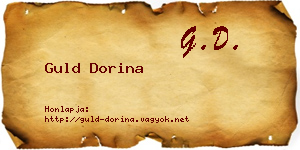 Guld Dorina névjegykártya